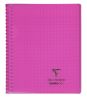 Cahier Clairefontaine Koverbook - 17x22 cm - 160 pages - Sys - rose