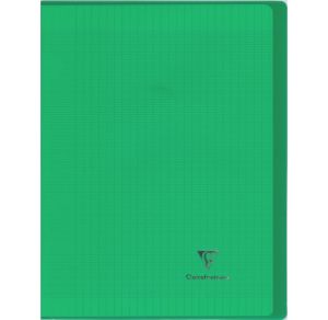 Cahier Clairefontaine Koverbook - 17x22 cm - 96 pages - Séyès - vert