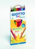 tui de 12 Crayons de Couleur Giotto elios triangulaires