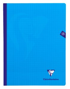 Cahier Clairefontaine Mimesys - 17x22 cm - 192 pages - Séyès - bleu