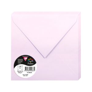 20 Enveloppes Pollen Clairefontaine - 165x165 mm - lilas