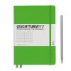 Carnet Leuchtturm rigide - 14,5x21cm - Fresh Green - Ligné