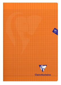 Cahier Clairefontaine Mimesys - A4 - 96 pages - Séyès - orange