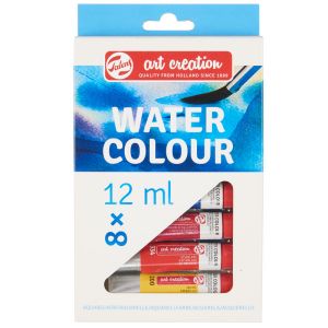 Boîte de 12 Tubes d'Aquarelle Talens Art creation - 12x12ml