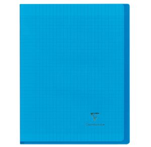 Cahier Clairefontaine Koverbook - 24x32 cm - 96 pages - Séyès - bleu