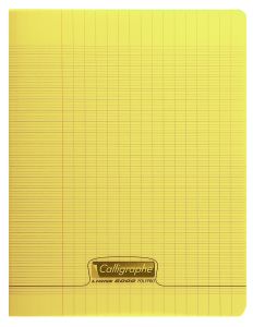 Cahier 24x32 cm Calligraphe - 48 pages – Séyès - jaune
