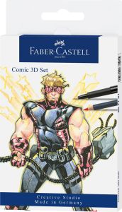 Set de Dessin Super-Héros Comic 3D Faber Castell 