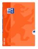 Cahier Oxford open flex - 24x32 cm - 96 pages - petits carreaux - orange