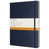 Carnet Moleskine Rigide - 19x25 cm - Ligné - Bleu saphir