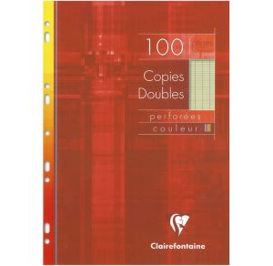 Copies Doubles Clairefontaine - A4 - 100 pages - Séyès - vert