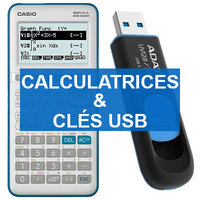 CALCULATRICES ET CLS USB