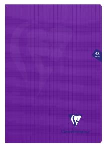 Cahier Clairefontaine Mimesys - A4 - 48 pages - Séyès - violet